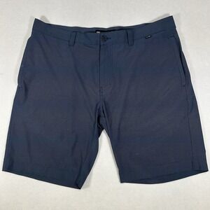 Travis‎ Mathew Carlsbad Mens Blue Striped Golf Short Size 36 Actual 38 Inseam 9"